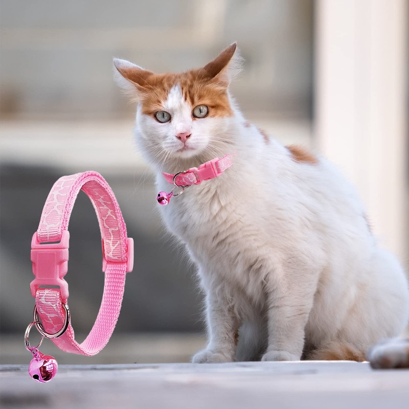 Jecikelon 6 PCS Puppy Collars Adjustable Pup Collar for Small