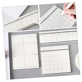 Operitacx 3-Piece Planner Electronic Notepad Desk Pad Clear Notes Small Lined Notebook Bulk Pack Notepads Large Desk Pad Office Supplies