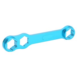 DIY Casting Fishing Reel Wrench Blue Aluminium Alloy Spanner Repairing Maintenance Tool