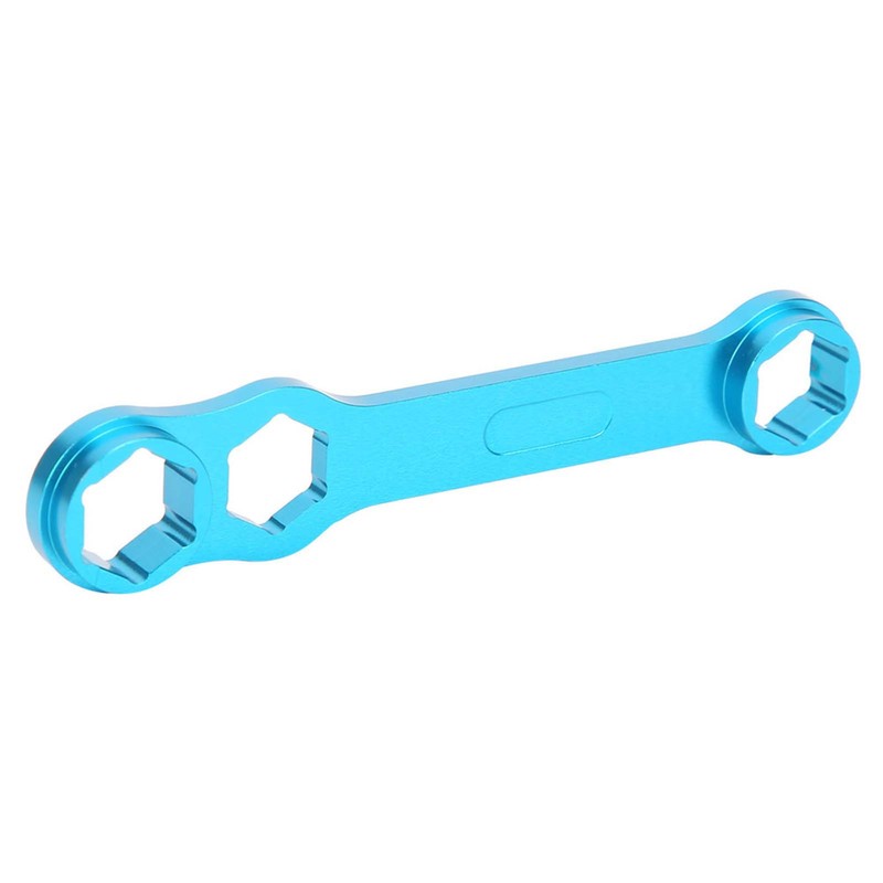 DIY Casting Fishing Reel Wrench Blue Aluminium Alloy Spanner Repairing