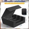 Homthy 1800+ Card Deck Case for Trading Cards, Leather Magnetic