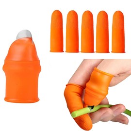 1 Set Fruit and Vegetable Picking Thumb Knife Harvesting Tool, Garden Silicone Picking Knife Garden Tools for Plants Trimming - Men's Large Size