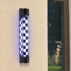 AngelcityCC Barber Pole Black White LED Light, 34 in Traditional
