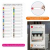 16 Sheets Breaker Panel Labels, Electrical Box Sticker Numbers Breaker