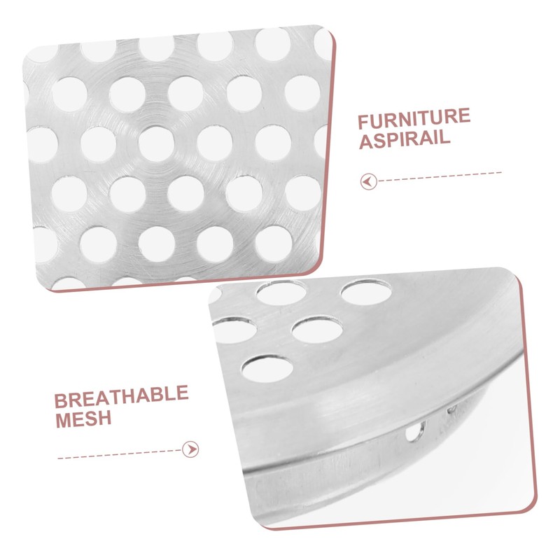 Gadpiparty 12pcs Round Vent Mesh Covers Stainless Steel Cabinet Ventilation