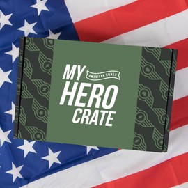 Military St. Patrick's Day - Men's Hearty Snack Box (50 Piece Variety Gift Basket Care Package) Jerky, Nuts, Chips, Pretzels & More - My Hero Crate