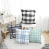 Mondiafy 2 Pack Throw Pillow Covers Soft Touch Plush 18x18