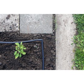 GASMIS 10 pieces corner connector for 16 mm drip hose, pearl hose, L-angle 90° hose adapter for irrigation system