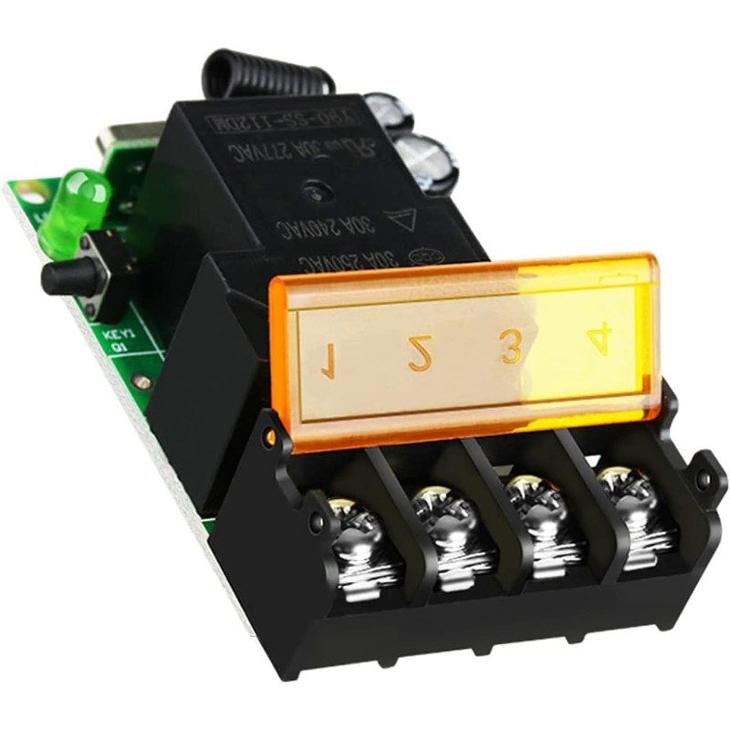 Gebildet 220V Wireless Remote Control Switch, AC80~265V, 30A, Relay Switch,