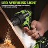 WorkBless WORKBLESS 21V Power Drill Set, Cordless Drill with Battery