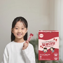 Iron Captain Energy Syrup Kids Non-heme Iron Iron Supplement Children's First Birthday Baby Infant Liquid Iron 30 sachets, 2 packs / 철분대장 에너지시럽 키즈 비헴철 철분제 어린이 돌 아기 유아 액상 철분 30포, 2개