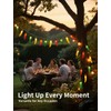 Xingzd 13.6FT Chili Pepper Outdoor String Lights, 35 LED Warm