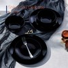 Dinnerware Sets for 6, LaGlint 18 Pieces Opal Glass Plates