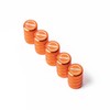 Method Race Wheels Valve Stem Caps, Method, Orange
