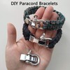 SU LIFE 10 Pack Adjustable Bow Shackles, Metal Paracord Buckles