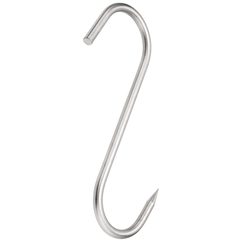 KOHAND 8 Pack 10 Inch S-Shaped Meat Hook, 10MM Thick