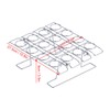 Baking rack for ice cream cone cupcakes, 16-hole holder for