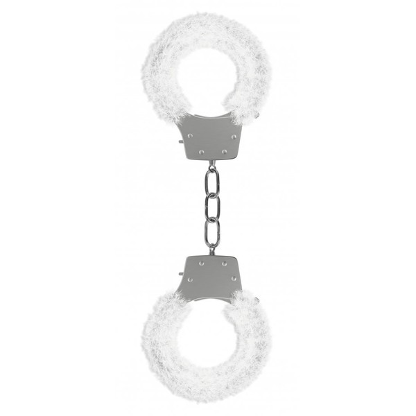 Ouch! Pleasure Handcuffs Furry, White