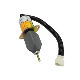 ZACHAGER 1753ES-12A3UC5B1S1 119807-77800 SA-3840-T Fuel Shut Off Solenoid 12V for Yanmar Mini B27-2 B22 B50-2 Diesel Engine Excavator Stop Solenoid Valve