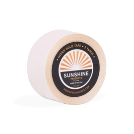 Maximum Wear Hair System Tape Roll - Hyper Hold Wig Tape - Hypoallergenic No Shine Adhesive Tape - 2-4 Week Hold - 1" x 3 yds