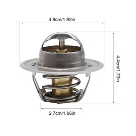 Saihisday 160° Thermostat Kit 807252Q5 with Gaskets and Housing Sleeve 23-806922 Replacement for Sierra Mercruiser V6 & V8 4.3L, 5.0L, 5.7L Replaces #807252T5 807252T8 23806922