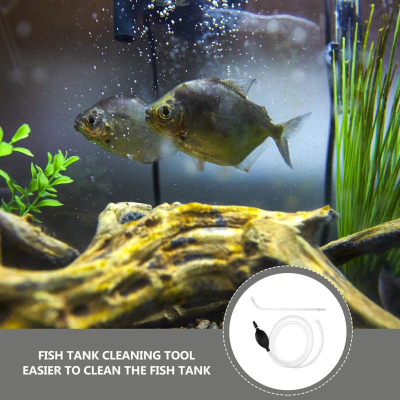 Ipetboom 3sets Mini Aquarium Water Changer Siphon Tool Easy to