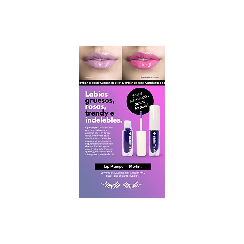 Mlashes | Volumizador para labios al instante con tinta |