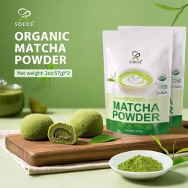 Polvo De Matcha Orgánico Para Lattes Y Hornear (4 Oz)                                                                                                 