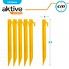 Aktive 52998 - Pack of 6 Plastic Tent Pegs |