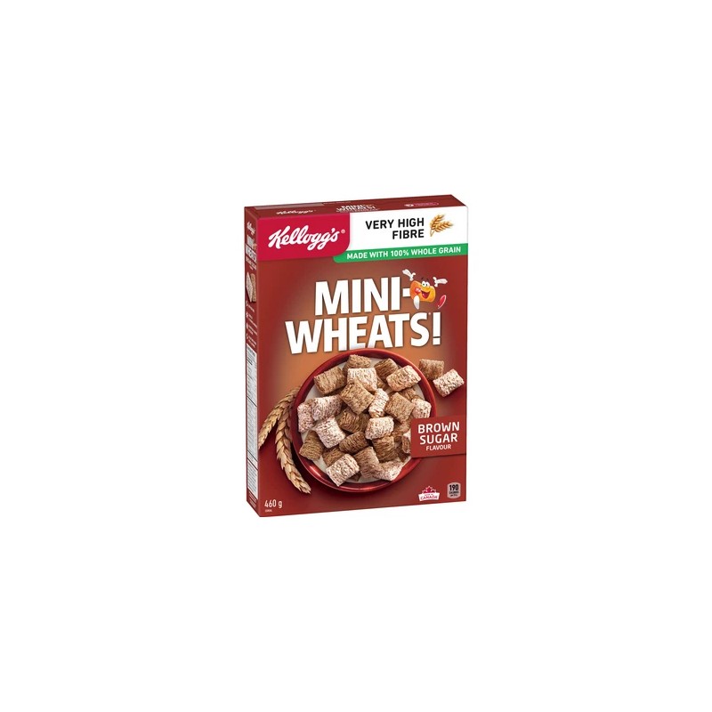 Frosted Mini-Wheats Mini Wheats Brown Sugar Breakfast Cereal 460g (4