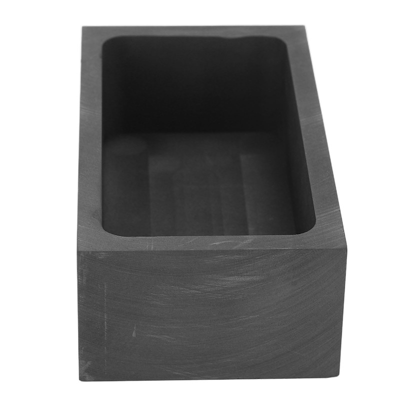 Rectangular Graphite Ingot Mold Jewelry Metal Refining Crucible for Melting