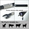 Kehail Retractable Aluminum Cattle Prod, 43.6" Waterproof Cattle Prod Stick,