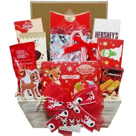 Delight Expressions® "Have a Won-deer-ful Christmas" Holiday Christmas Gift Basket - Christmas Gift Idea for Families with kids
