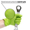 Python Grip Nitrile Gloves - Hi Vis Green - 6mil