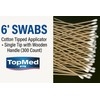 6“ Swabs Cotton Stick Cotton Tipped Applicator Single Tip with