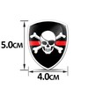 SkinoEu Car Flag Sticker Moto 3D Gel Emblem Domed Badge