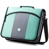 Kinbashi Zipper Binder 3 Ring, Round Ring Binder with 600