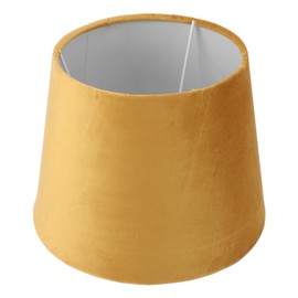 Velvet Fabric Lampshade Conical Shade, Ideal Replacement for Table Floor Lamps (Gold)