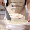 Tongjude Silicone Spurtle Set, Silicone Spatula Set, Heat Resistant Cooking