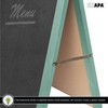 Ilyapa Wooden A-Frame Chalkboard Sidewalk Signs with Rounded Top -