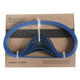 Imachinist S4478121420 Portable Bi-Metal Bandsaw Blades 44-7/8" Long, 1/2" Wide, 0.025" Thick, Constant Teeth,14 TPI, 20-Pack