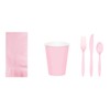 Baxters Party Bundles Bulk, Classic Pink, 50 Count Paper Dinner