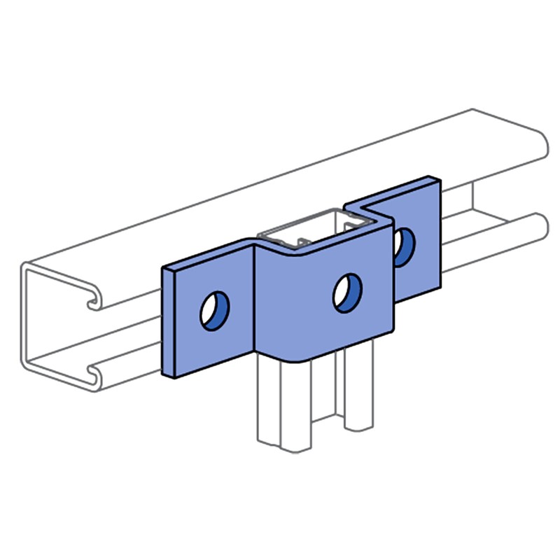 YIDU69Q 6 Pcs 3 Hole U Strut Connector Bracket for