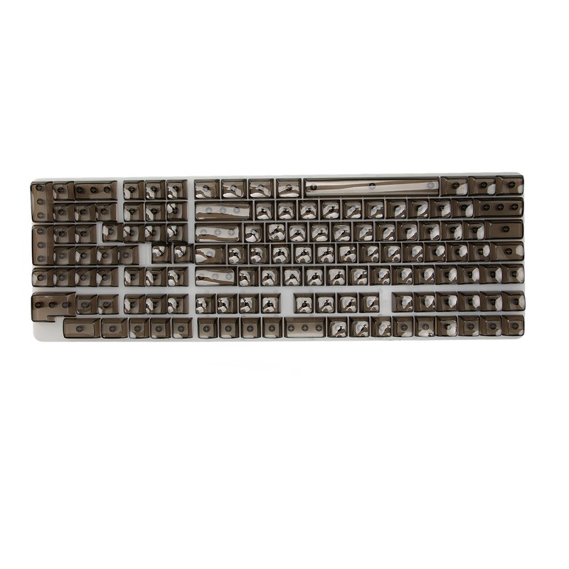 Keycap Set 132 Keys High Transparent PC CBSA Heigh Matte