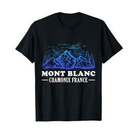 Mont Blanc Chamonix France Mountain French Alps T-Shirt