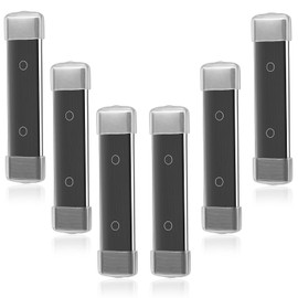 Dimsile 6 Pcs Magnetic Toilet Cleaner Black Toilet Cleaning Magnets Long Lasting Magnetic Toilet Tank Cleaner for Household Bathroom Cleaning Supplies Against Stains No Chemicals