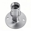 Liyufecor 4Pcs Adjustable Stainless Steel Flanged Feet with 3-1/2" Diameter