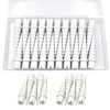 Haespot White 20PCS Stripped Screw Hole Repair Anchor, Door Hinge