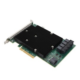 LSI SAS 9300-16I 12GB/s SAS Controller HBA Card, HBA Expansion Card with 16 SAS/SATA Ports, HBA Host Bus Adapter Card Compatible with Windows, Linux, VMware, FreeBSD