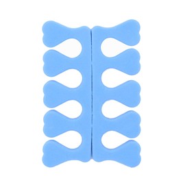 FRCOLOR 20 Pairs Toe Separators Pedicure Foam Finger Separators Pedicure Manicure Tools Nail Spacers Nail Separator Toe Cushions Sponge Toe Separator Nail Toe Separator Finger Dividers